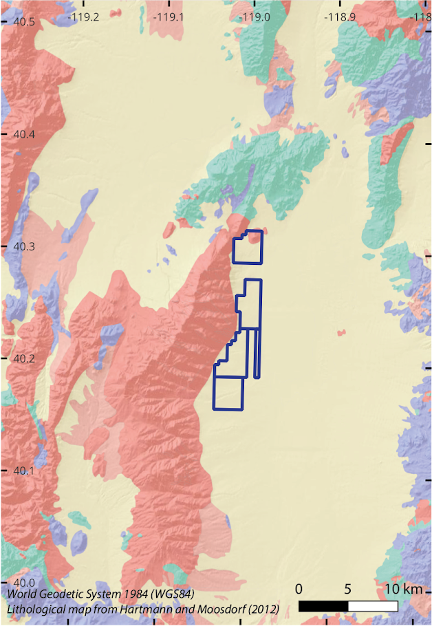 Granite SPrings Valley , Nevada Geothermal Lease area